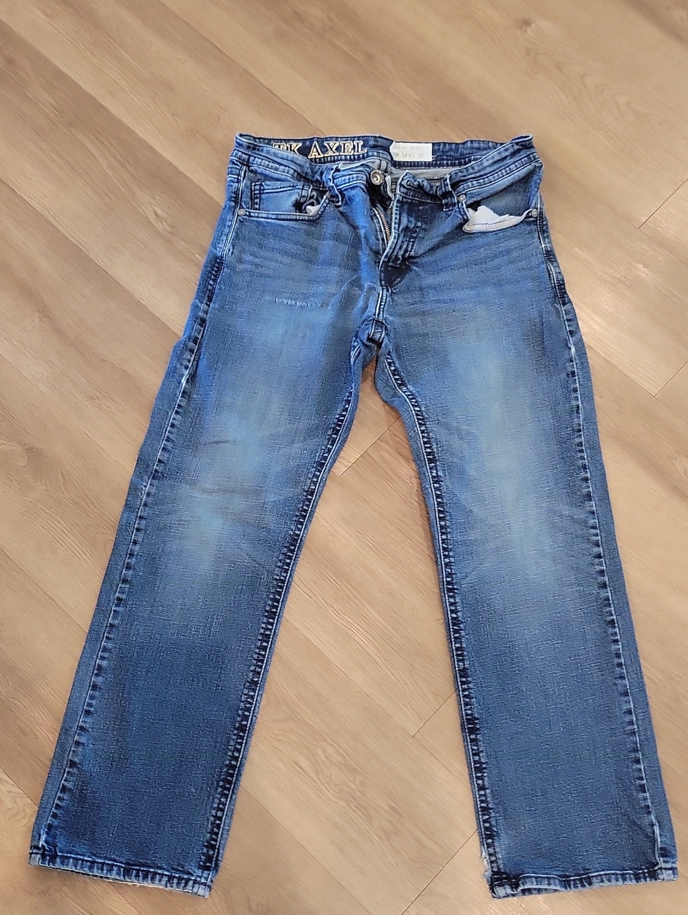 Men’s Tk Axel Slim Boot Blue Denim Jeans